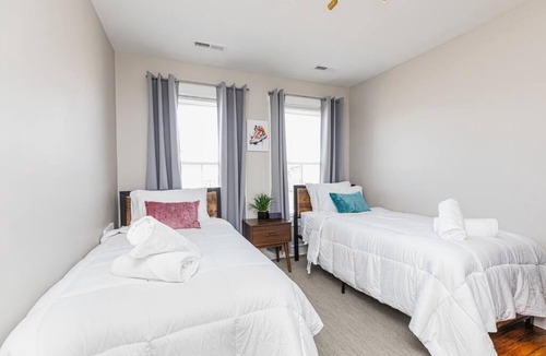 Mosby Apartment | Step into Style Charming Blue Suede RVA Getaway