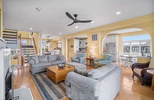 Brigantine House | Steps away from the beach - direct ocean front townhouse! A true oceanside gem!