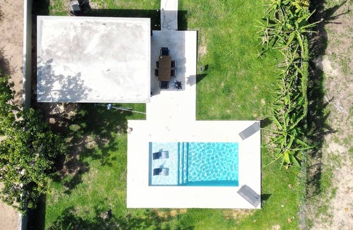 Guaniquilla House | Steps from beach, private beach house with pool, fully stocked