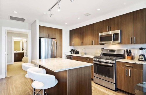 Aurora Highlands Apartment | Steps from Whole Foods 2 BR | Pet-Friendly