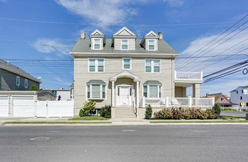 Ventnor City House | Steps to Boardwalk: Group Getaway in Ventnor City