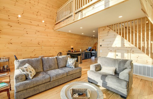 Piney Creek Cabin | Steps to State Park! A-Frame Cabin in Piney Creek
