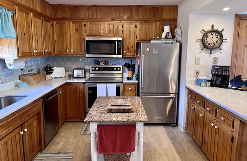 Colington House | Steps to the Sand! Ocean Views! Hot tub! Specials! Dogs! KD0223