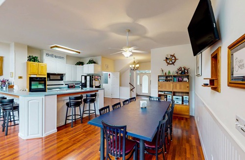 Goodview House | Still Waters - Lakefront luxury home with views, dock, home theater & game room