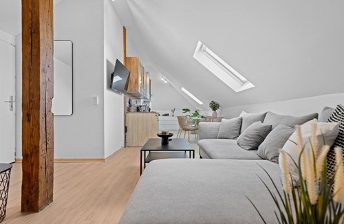 Links der Wertach-Sud Apartment | Stilvolle Wohnung: Private Dachterrasse - zentral
