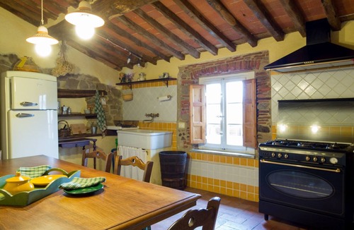 Boveglio Apartment | Stone Rustico with garden in an ancient village in Tuscany. View on ancient Pieve