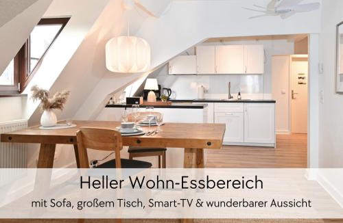 Schlitz Apartment | STORCHENNEST - Scandi Style - in der historischen Hinterburg Schlitz - mit Aufzug, Parkplatz & Garten - nahe Fulda und Bad Hersfeld