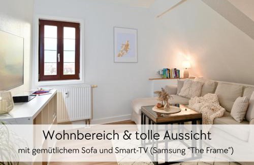 Schlitz Apartment | STORCHENNEST - Scandi Style - in der historischen Hinterburg Schlitz - mit Aufzug, Parkplatz & Garten - nahe Fulda und Bad Hersfeld