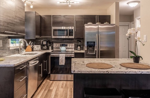 Long Pond Ski Chalet | Streamside Chalet- 5 bedrooms, 5 minute walk to lake, Fireplace, Firepit