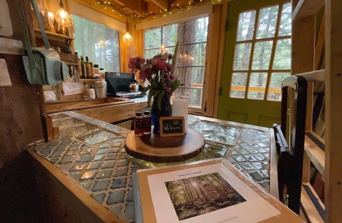 Hardwick House | Streamside treehouse in the Vermont forest with access to sauna