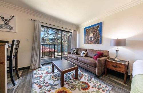 Truckee Condo | Striking King Studio w/Partial Lake View #242 at Donner Lake Village