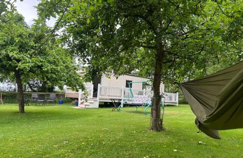 Bridport Ski Chalet | Strongate Orchard Farm stay Bridport Dorset- Jurassic Coast 10 min drive