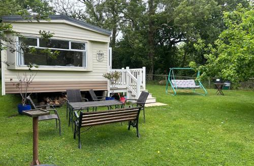 Bridport Ski Chalet | Strongate Orchard Farm stay Bridport Dorset- Jurassic Coast 10 min drive