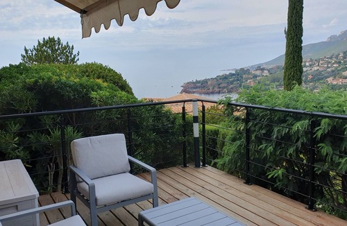 Theoule-sur-Mer Apartment | Studio à Théoule-miramar Avec Magnifique vue mer