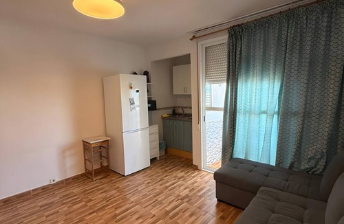 Sector M - Malvasia Apartment | Studio '100m from the Beach' with Communal Pool, Private Terrace