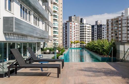 Centro Apartment | Studio 2 Ed. Milano Com Sacada Anexo Pátio Milano