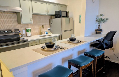 Downtown Denver Condo | STUDIO 21 – COMFORT, STYLE, CITY CONVENIENCE, MOUNTAIN VIEW, POOL, AND GYM