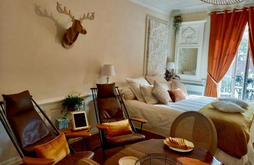 Aix-les-Bains City Center Apartment | Studio 23m2 Le Grand Hotel en hyper centre-ville avec balcon