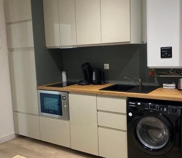 Mont d'Arene Apartment | Studio 25m2 climatisé-parking privé - Lycée Roosevelt - Arena - Gare