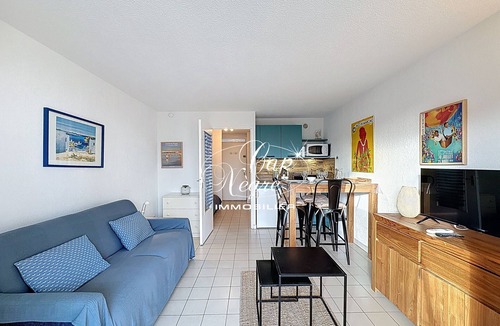 Cavaliere Apartment | Studio 3 pers Classified 2 stars with terrace to 500m beach of Cavalière