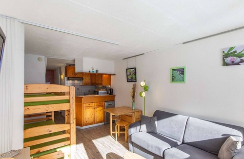 La Mongie Apartment | Studio 4 ppl, south balcony, dishwasher, pets allowed