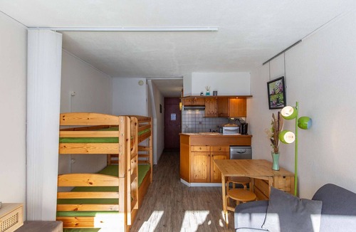 La Mongie Apartment | Studio 4 ppl, south balcony, dishwasher, pets allowed