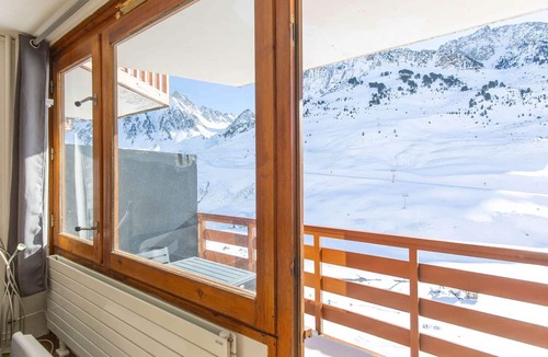 La Mongie Apartment | Studio 4 ppl, south balcony, dishwasher, pets allowed