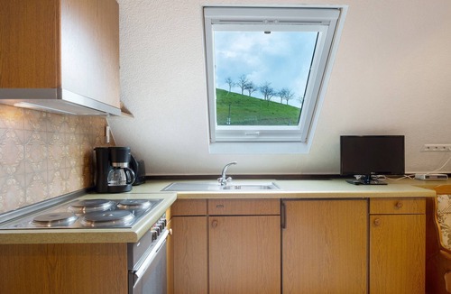 Oberharmersbach Apartment | Studio 7 with Mountain View, Barbecue Area and Wi-Fi