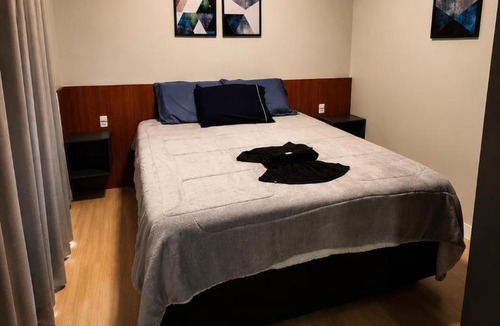 Centro Apartment | Studio 705 Premium no Centro de Chapecó com Sacada, Piscina, Academia e Vaga Garagem - Prédio Alto Padrão