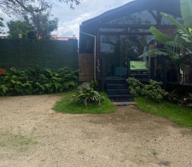 Centro Cabin | Studio a 3 min da Praia da Vila - Piscina Compartilhada