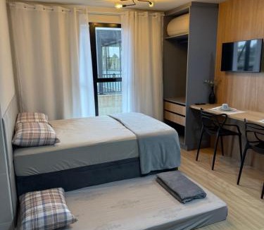 Contorno Apartment | Studio aconchegante, moderno e completo
