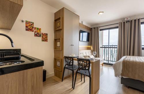 Matriz Apartment | Studio Aconchegante e Central com Piscina, Academia e Coworking