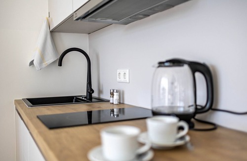 Furstenfeldbruck District Apartment | Studio Apartment "Huber Living Basic 105" with Balcony & Wi-Fi
