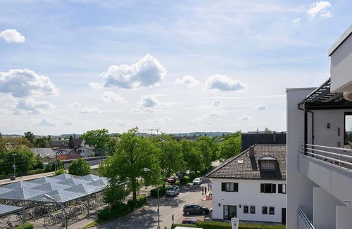Furstenfeldbruck District Apartment | Studio Apartment 'Huber Living Single 301' with Balcony and Wi-Fi