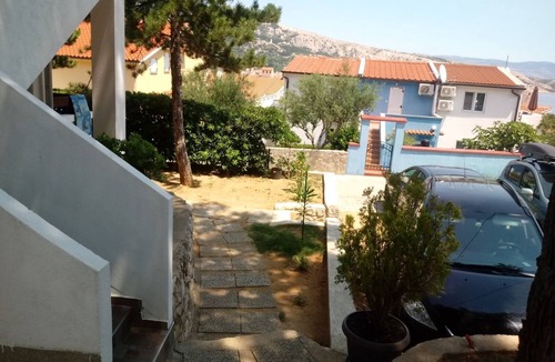 Baska Apartment | Studio apartment in Baška with Seaview, Balcony, Air condition, WIFI (3494-3)