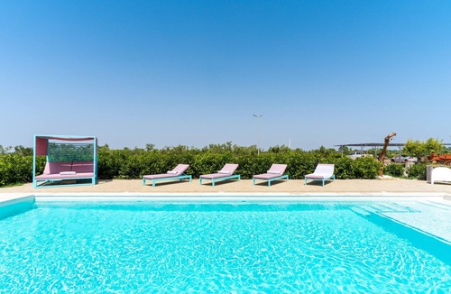 Galatone Apartment | Studio Apartment "Le Scuderie 9" with Balcony, Shared Pool & Wi-Fi