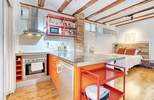 Ciutat Vella Apartment | Studio Apartment 'Mendoza' with Balcony, Wi-Fi and Air Conditioning