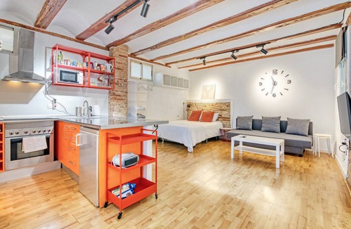 Ciutat Vella Apartment | Studio Apartment 'Mendoza' with Balcony, Wi-Fi and Air Conditioning