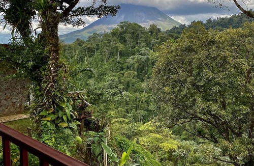 La Fortuna Apartment | Studio Apartment. Volcano view from terrace.
