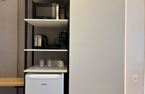 Centro Apartment | Studio apartment with ocean view for up to 3 people in Itapema.