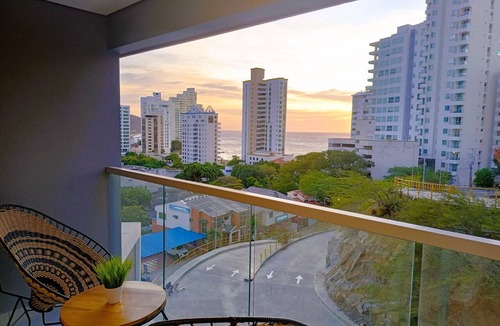 El Rodadero Apartment | Studio Apartment with Seaviews - Ambar Roca SM85