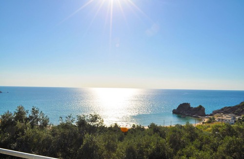 Parelia Apartment | Studio Apartments with large swimming pool and Sea view at Pelekas Beach Corfu