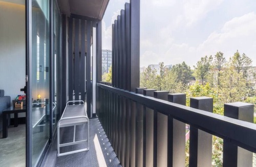 Reforma Apartment | Studio apt AC Rooftop views Business C