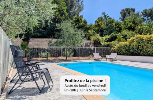 Roquevaire House | Studio avec Piscine entre Aix-en-Provence & Cassis