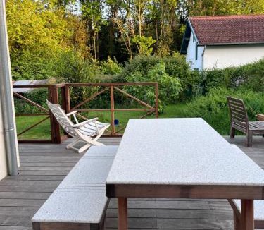 Arcangues Apartment | Studio avec terrasse 10mn gare Biarritz, le camino Frances