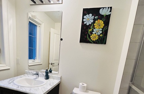 Mount Pleasant House | Studio . Bedroom with attatched washroom and living area . All in one