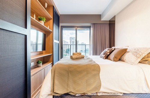 Indianopolis Apartment | Studio in the best spot in Moema Garage, leisure and subway nearby, free WIFI