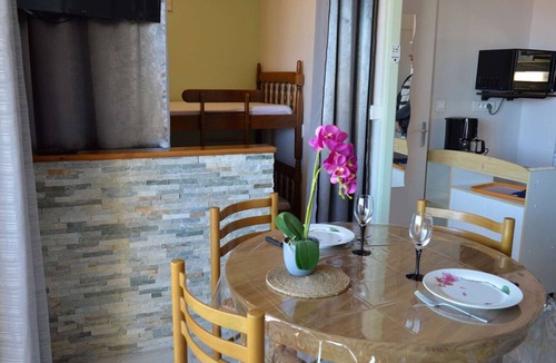 Argeles Plage Apartment | Studio Cabin 4 pers, near beach, AC, parking, pets allowed