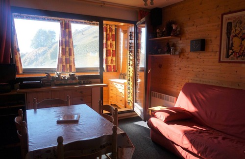 Orcieres-Merlette Apartment | Studio cabin for 4 with view, near ski lift