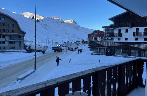 Val Claret Apartment | Studio cabine double balcon Tignes val claret ouvert toute l année